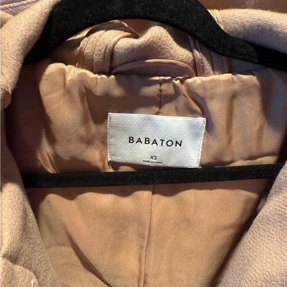 Aritzia Tan Hooded Wool Cashmere Jacket - Picture 4 of 6